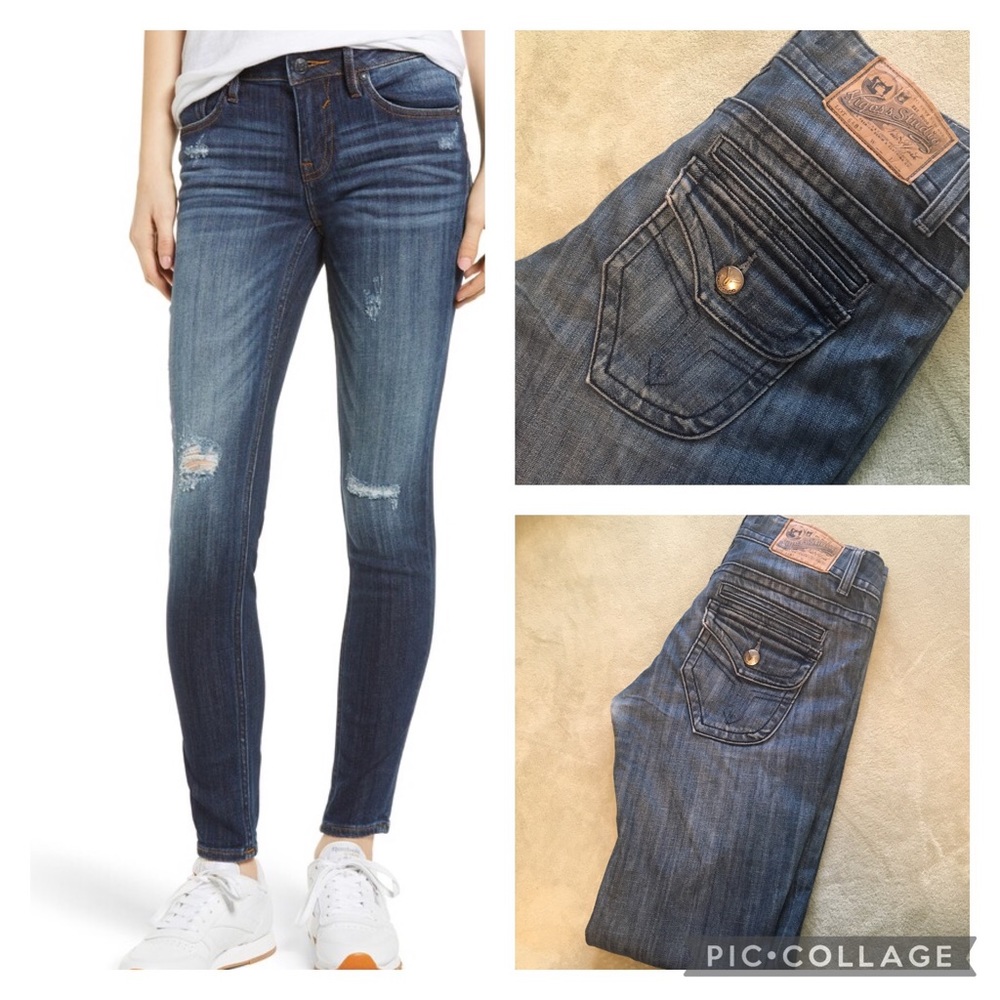 Vigoss Studio “The Park” Skinny Jeans, Size 28